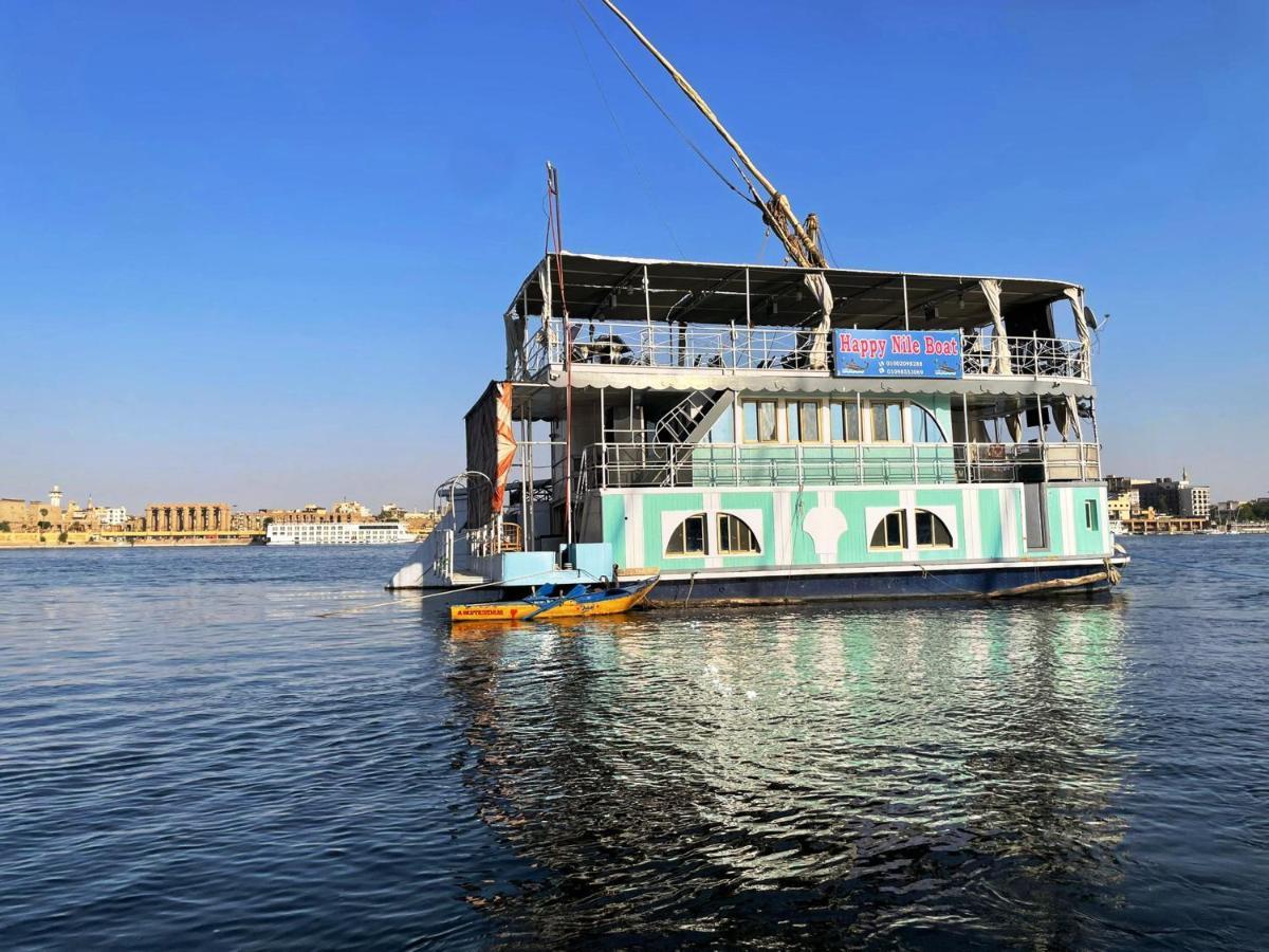Floating Hotel- Happy Nile Boat Luxor Exterior photo
