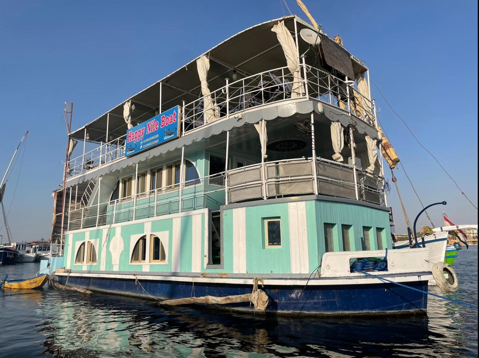 Floating Hotel- Happy Nile Boat Luxor Exterior photo